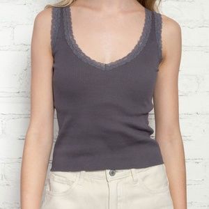RONNIE LACE V-NECK TANK